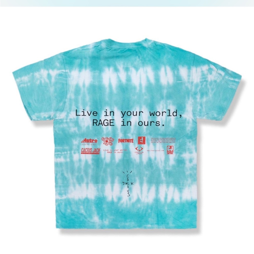 Travis Scott The Scotts World Tie Dye T-shirt, Small - Picture 2 of 8